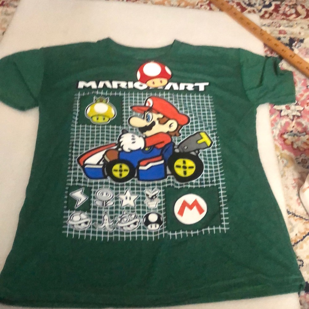 NWT Super Mario green T shirt